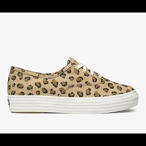 Keds Women's Triple Leopard Platform Sneakers 🖤🤎
